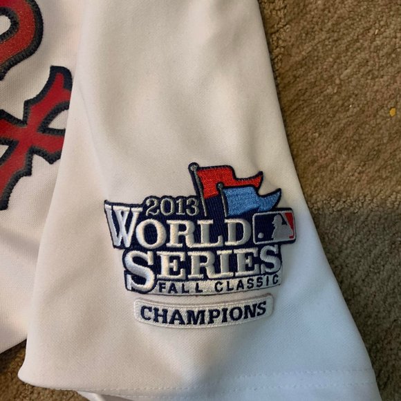 2013 WS Official Red Sox Jersey - Dustin Pedroia - Picture 3 of 4